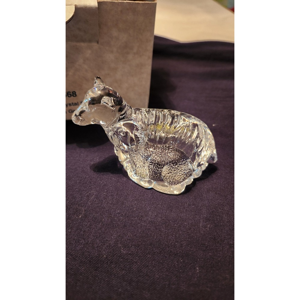 Princess House Sheep Lead Crystal Made In Germany 3.5 Inches Original 6568